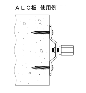 アシバツナギ ツインタイプ ＡＬＣ板 使用例